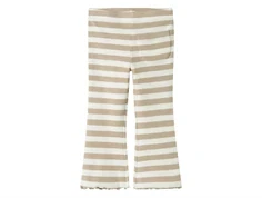 Name It pure cashmere/cloud dancer stribede bootcut bukser